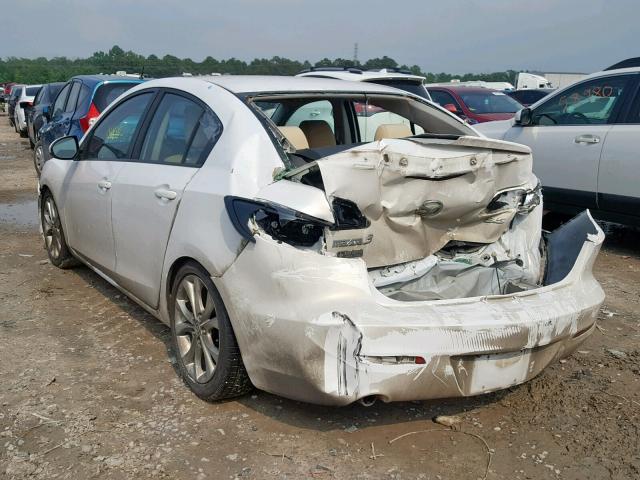 JM1BL1S5XA1347877 - 2010 MAZDA 3 S WHITE photo 3