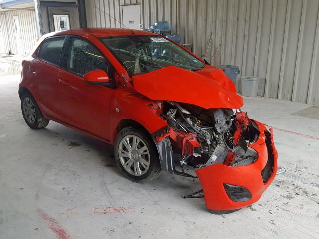 JM1DE1KY5E0185939 - 2014 MAZDA MAZDA2 SPO RED photo 1