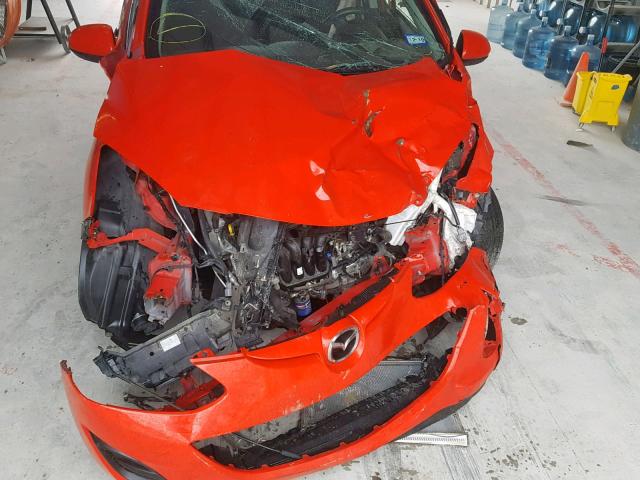 JM1DE1KY5E0185939 - 2014 MAZDA MAZDA2 SPO RED photo 9