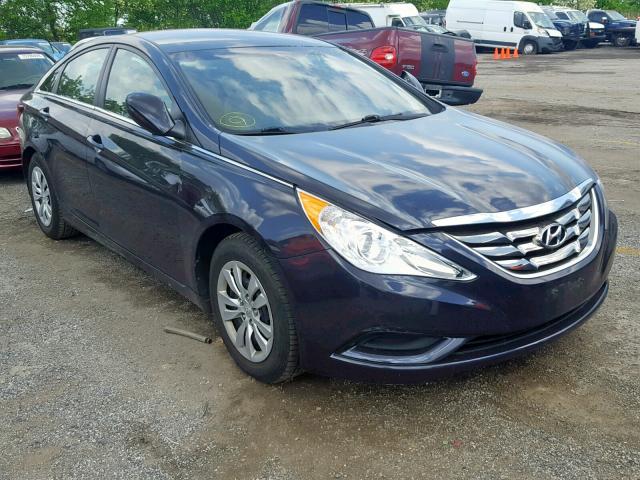 5NPEB4AC2BH117245 - 2011 HYUNDAI SONATA GLS BLUE photo 1