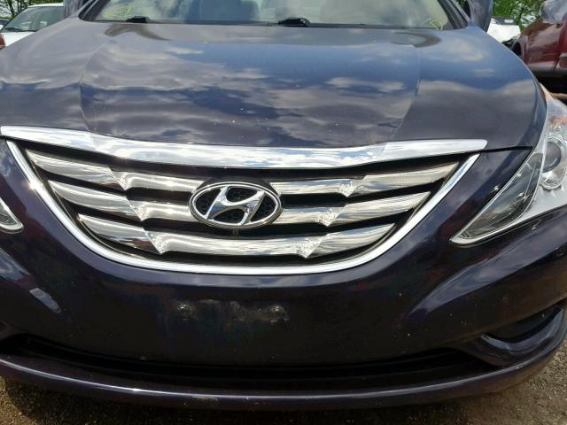 5NPEB4AC2BH117245 - 2011 HYUNDAI SONATA GLS BLUE photo 9