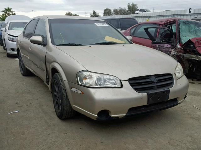 JN1CA31D21T840300 - 2001 NISSAN MAXIMA GXE GOLD photo 1