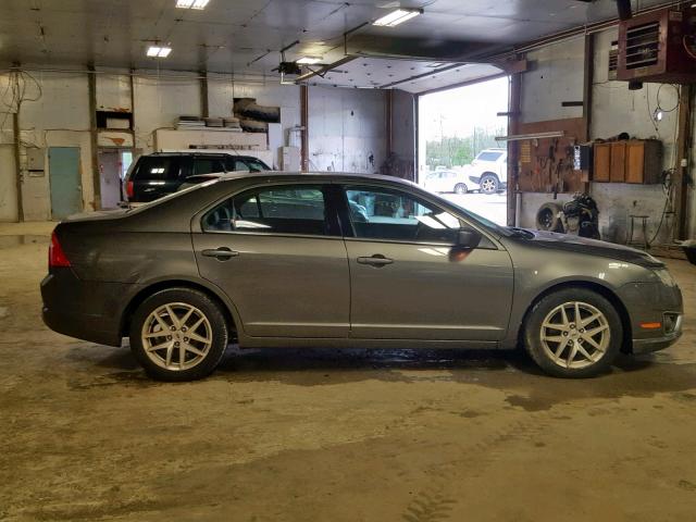 3FAHP0JA5AR373340 - 2010 FORD FUSION SEL GRAY photo 9