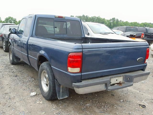 1FTYR14X4YPB65431 - 2000 FORD RANGER SUP BLUE photo 3