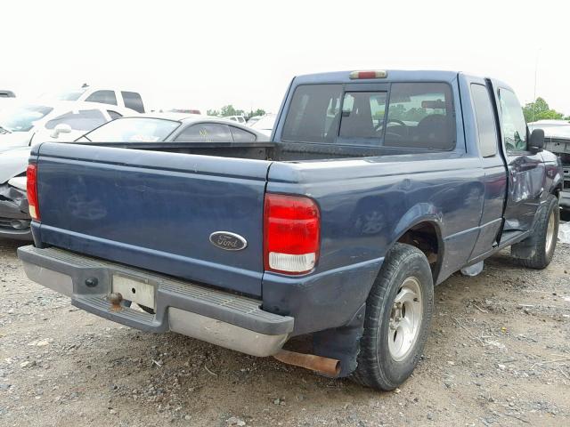 1FTYR14X4YPB65431 - 2000 FORD RANGER SUP BLUE photo 4