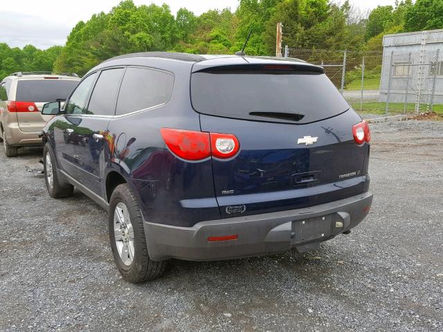 1GNLVFED2AJ205335 - 2010 CHEVROLET TRAVERSE L BLUE photo 3