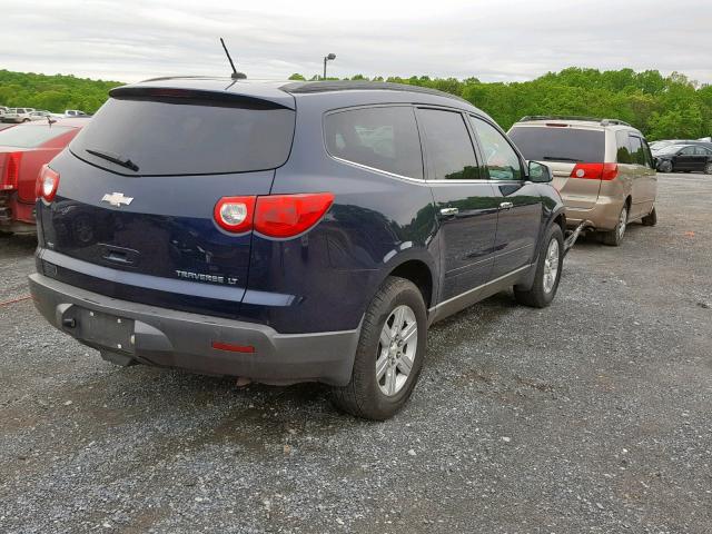 1GNLVFED2AJ205335 - 2010 CHEVROLET TRAVERSE L BLUE photo 4