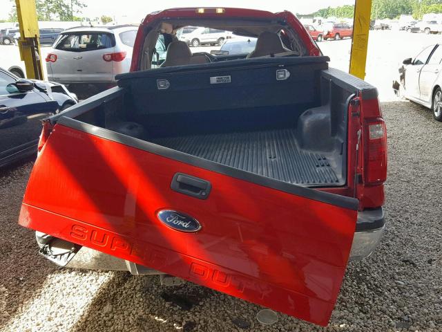 1FTNX20519EA81583 - 2009 FORD F250 SUPER RED photo 9