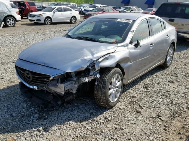 JM1GJ1U58F1209089 - 2015 MAZDA 6 SPORT SILVER photo 2