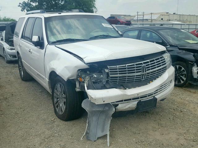 5LMJJ2H5XAEJ01153 - 2010 LINCOLN NAVIGATOR WHITE photo 1