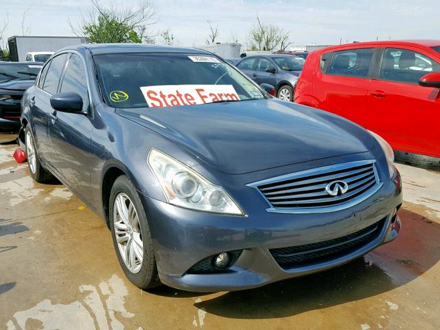 JN1CV6AP1CM933287 - 2012 INFINITI G37 BASE GRAY photo 1