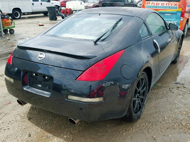 JN1AZ34D86M301872 - 2006 NISSAN 350Z COUPE BLACK photo 4