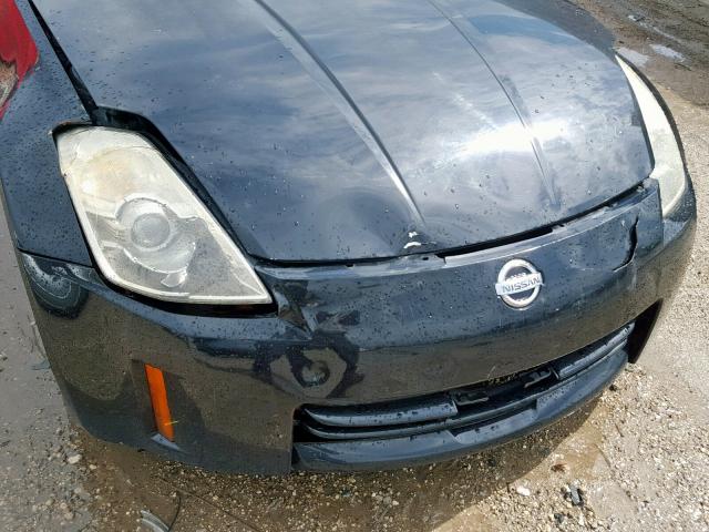 JN1AZ34D86M301872 - 2006 NISSAN 350Z COUPE BLACK photo 9