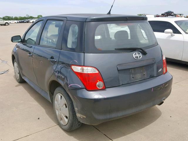 JTKKT624765012606 - 2006 TOYOTA SCION XA CHARCOAL photo 3