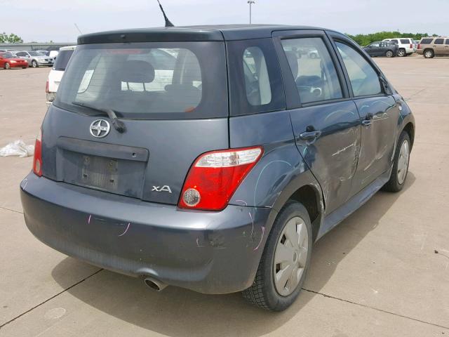 JTKKT624765012606 - 2006 TOYOTA SCION XA CHARCOAL photo 4