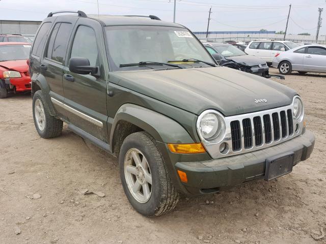 1J4GL58K76W290178 - 2006 JEEP LIBERTY LI GREEN photo 1