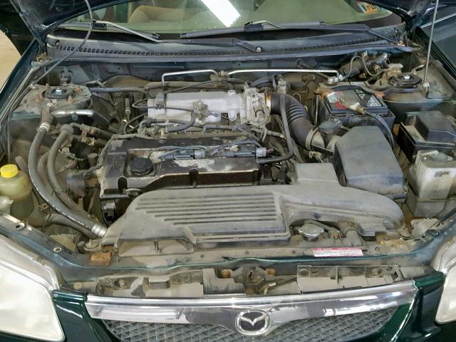 JM1BJ2229Y0240496 - 2000 MAZDA PROTEGE DX GREEN photo 7