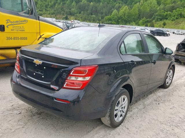 1G1JB5SH2H4170470 - 2017 CHEVROLET SONIC LS 黑色 照片 4