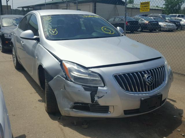 2G4GN5EC1B9215276 - 2011 BUICK REGAL CXL SILVER photo 1