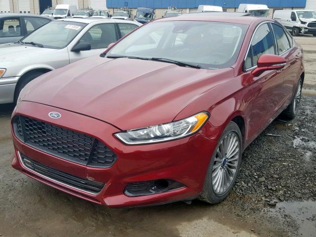 3FA6P0D98DR253626 - 2013 FORD FUSION TIT RED photo 2