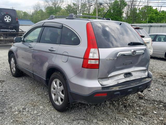 5J6RE48717L003817 - 2007 HONDA CR-V EXL SILVER photo 3