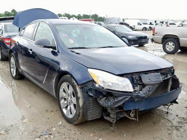 2G4GS5EK6C9149034 - 2012 BUICK REGAL PREM BLUE photo 1