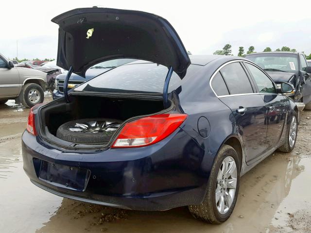 2G4GS5EK6C9149034 - 2012 BUICK REGAL PREM BLUE photo 4