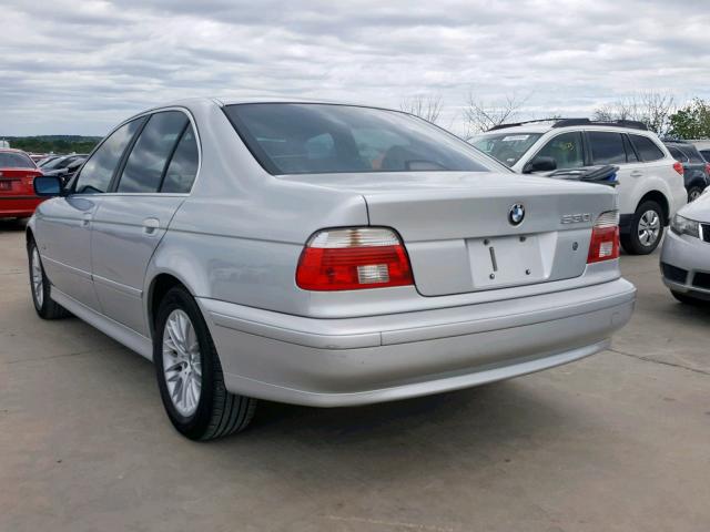 WBADT63453CK42048 - 2003 BMW 530 I AUTO SILVER photo 3