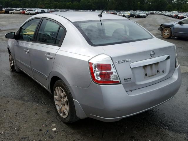 3N1AB6AP3AL652230 - 2010 NISSAN SENTRA 2.0 SILVER photo 3