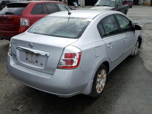 3N1AB6AP3AL652230 - 2010 NISSAN SENTRA 2.0 SILVER photo 4