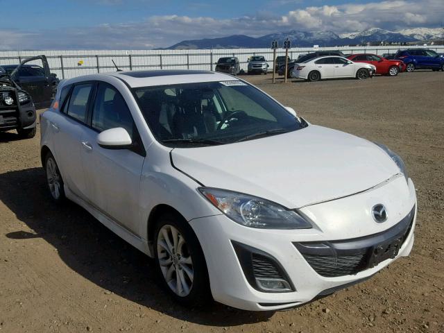 JM1BL1H6XA1262134 - 2010 MAZDA 3 S WHITE photo 1