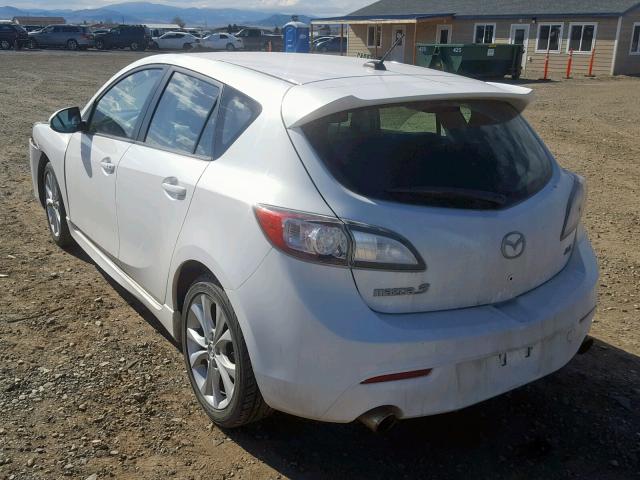 JM1BL1H6XA1262134 - 2010 MAZDA 3 S WHITE photo 3