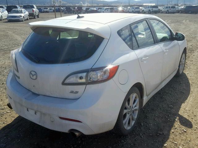 JM1BL1H6XA1262134 - 2010 MAZDA 3 S WHITE photo 4