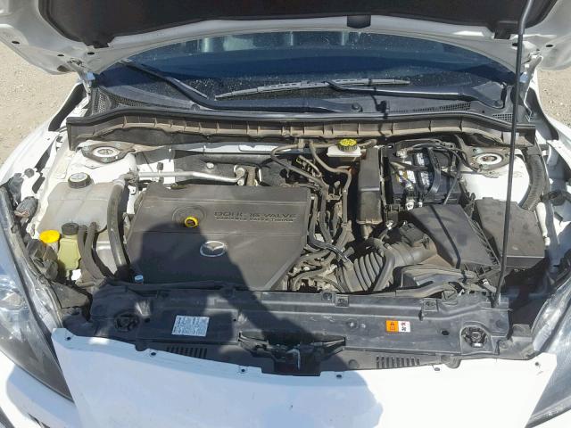 JM1BL1H6XA1262134 - 2010 MAZDA 3 S WHITE photo 7