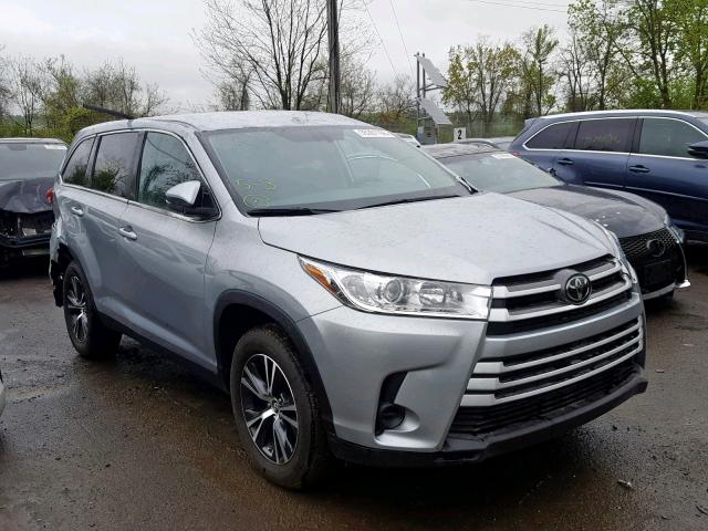 5TDZZRFH6KS292929 - 2019 TOYOTA HIGHLANDER SILVER photo 1