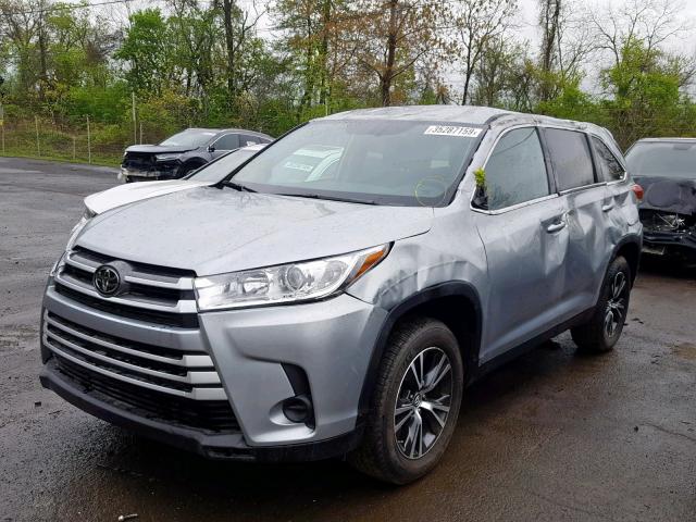 5TDZZRFH6KS292929 - 2019 TOYOTA HIGHLANDER SILVER photo 2