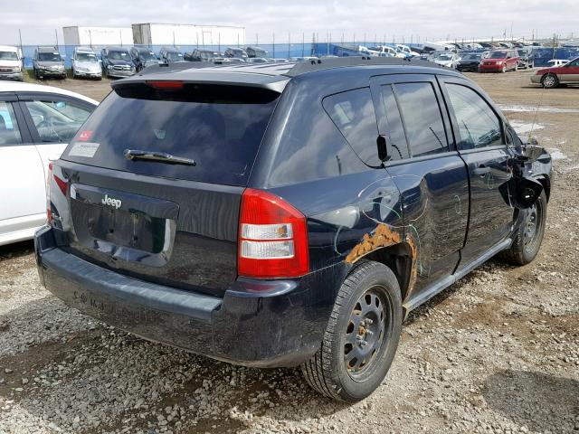 1J8FF47W87D412981 - 2007 JEEP COMPASS BLACK photo 4