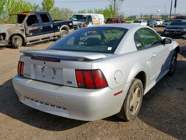 1FAFP40472F198114 - 2002 FORD MUSTANG SILVER photo 4