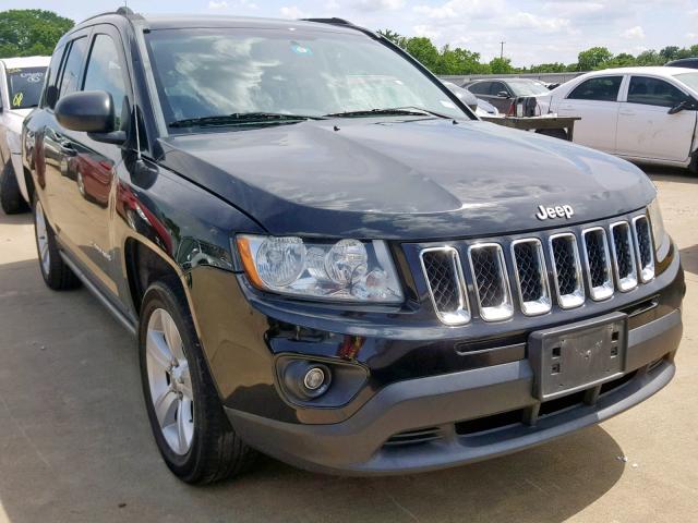 1C4NJCBB4CD574343 - 2012 JEEP COMPASS SP BLACK photo 1