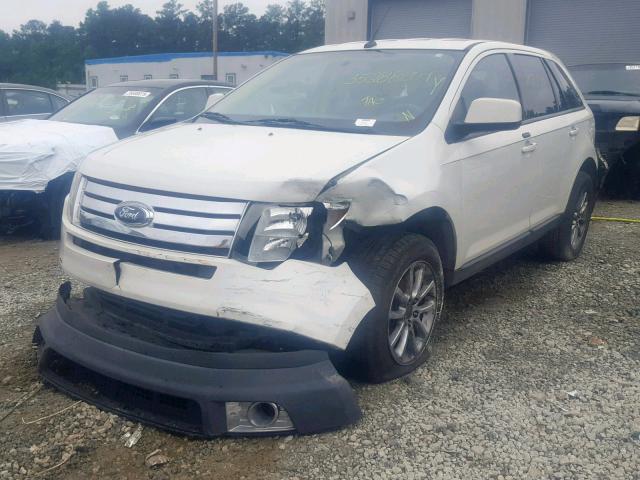 2FMDK38CX9BA33333 - 2009 FORD EDGE SEL WHITE photo 2