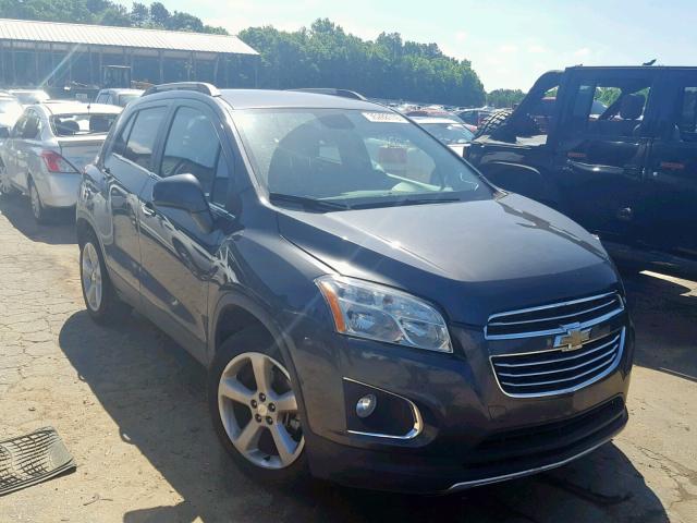 3GNCJMSB5GL188163 - 2016 CHEVROLET TRAX LTZ BLUE photo 1