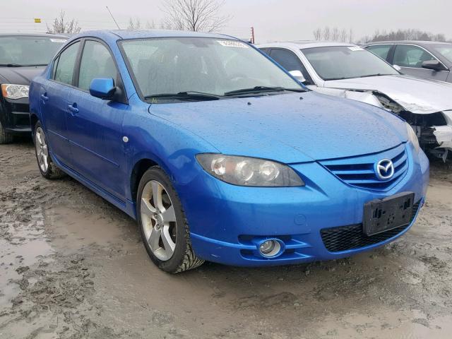 JM1BK123551296568 - 2005 MAZDA 3 S BLUE photo 1