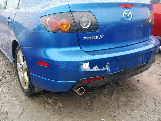 JM1BK123551296568 - 2005 MAZDA 3 S BLUE photo 10