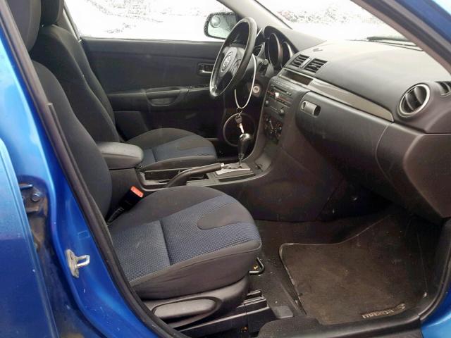 JM1BK123551296568 - 2005 MAZDA 3 S BLUE photo 5