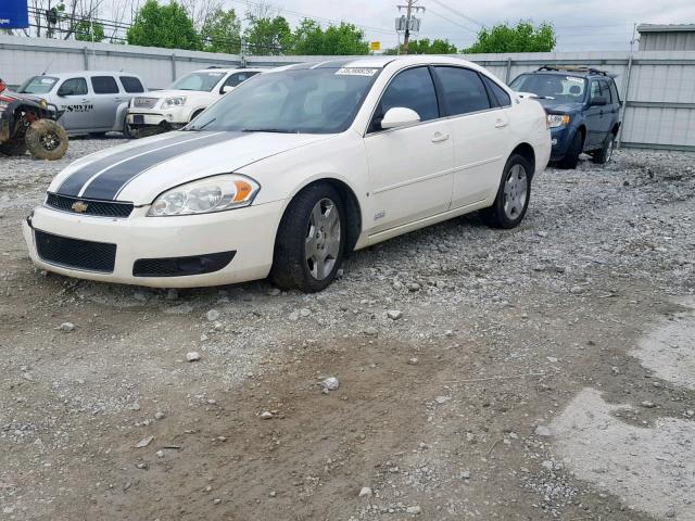 2G1WD58C489157888 - 2008 CHEVROLET IMPALA SUP თეთრი ფოტო 2