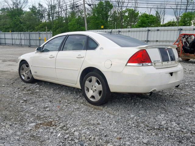 2G1WD58C489157888 - 2008 CHEVROLET IMPALA SUP WHITE photo 3