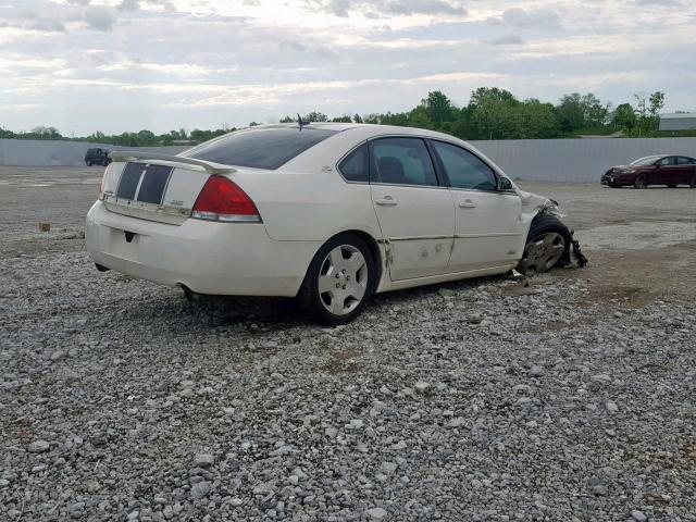 2G1WD58C489157888 - 2008 CHEVROLET IMPALA SUP თეთრი ფოტო 4