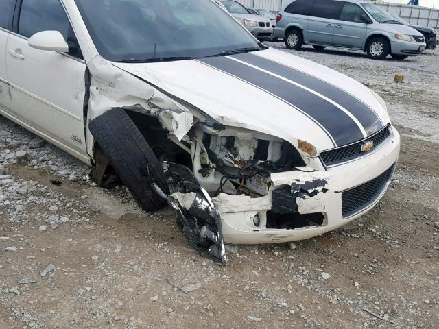 2G1WD58C489157888 - 2008 CHEVROLET IMPALA SUP WHITE photo 9