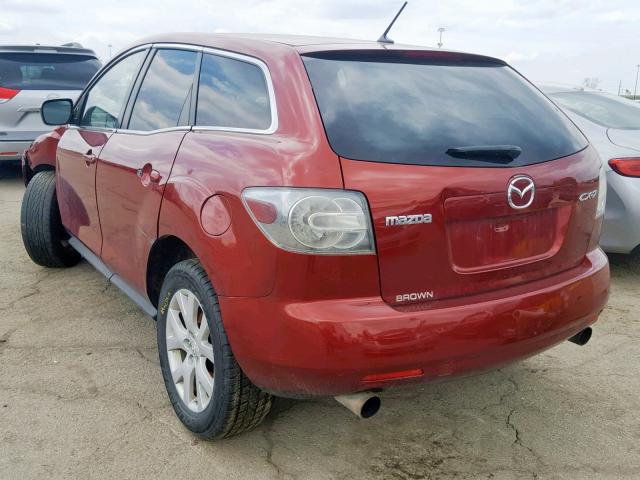 JM3ER293470159125 - 2007 MAZDA CX-7 RED photo 3