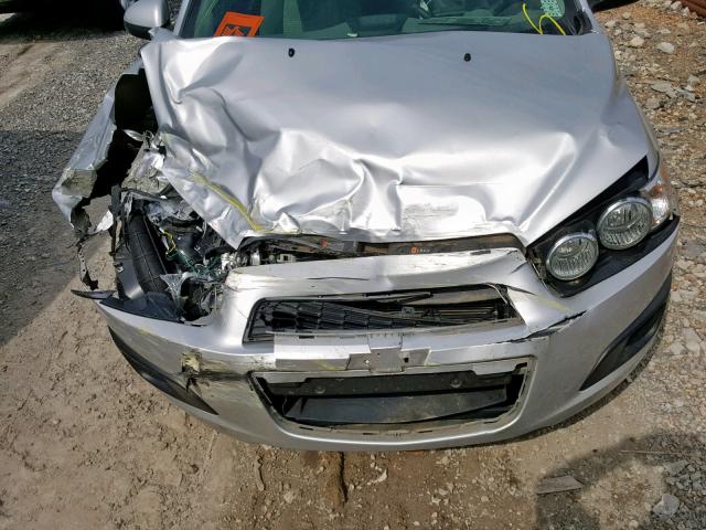 1G1JA5SH4D4253900 - 2013 CHEVROLET SONIC LS SILVER photo 7